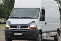 Nissan Interstar 2002-2010 гг. Передняя дуга WT003 Черная (нерж. сталь) фото 3