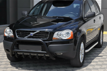 Volvo XC90 2002-2014 гг. Кенгурятник WT003 Черный (Нержавеющая сталь) фото 7