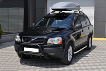 Volvo XC90 2002-2014 гг. Кенгурятник WT003 Черный (Нержавеющая сталь) фото 3