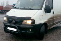 Peugeot Boxer 1994-2006 гг. Кенгурятник WT003 Черный (Нержавеющая сталь) фото 3
