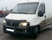 Peugeot Boxer 1994-2006 гг. Кенгурятник WT003 Черный (Нержавеющая сталь) фото 3