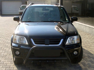 Honda CRV 2001-2006 гг. Кенгурятник WT003 Черный (Нержавеющая сталь) фото 4