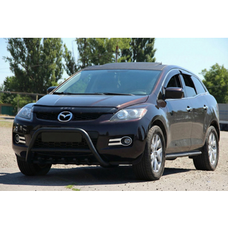 Передняя защита WT003 Черная (Нержавейка) фото 1