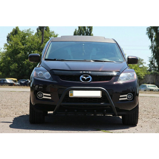 Передняя защита WT003 Черная (Нержавейка) фото 3