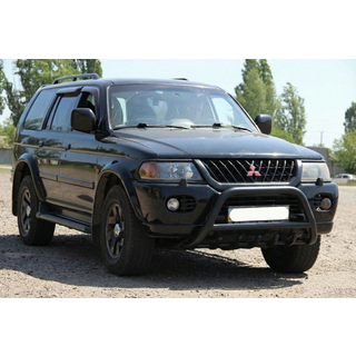 Кенгурятник WT003 Черный Нержавейка фото 1