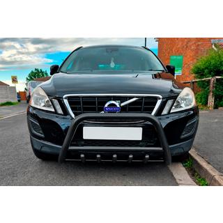 Кенгурятник WT003 Черный Нержавейка Volvo XC60 2009-2017 гг. фото 3