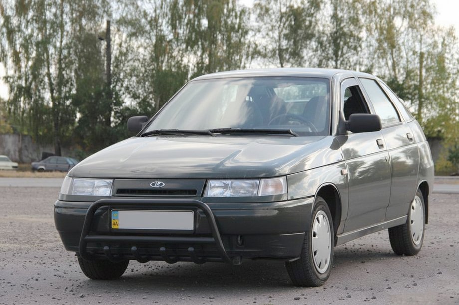ВАЗ 2110-21115 1995-2015 гг. Кенгурятник WT003 Черный 60мм (Нержавеющая сталь) Фото 1