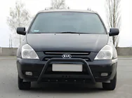 Kia Carnival 2002-2013 гг. Кенгурятник WT004 Черный (Нержавейка) фото 1