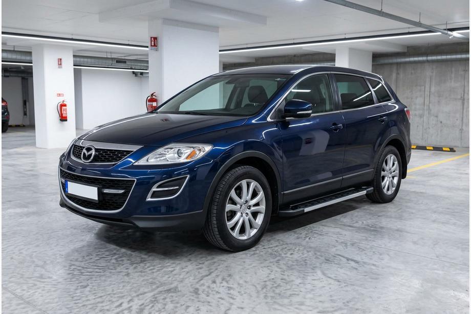 Mazda CX-9 2007-2016 гг. Боковые пороги RedLine V1 (2 шт., алюминий) Image