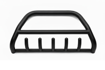 Kia Carens 1999-2012 гг. Кенгурятник WT003 Черный Нержавейка фото 2
