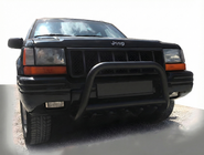 Jeep Grand Cherokee WJ 1999-2004 гг. Кенгурятник WT003 Черный фото 1