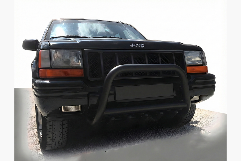 Jeep Grand Cherokee WJ 1999-2004 гг. Кенгурятник WT003 Черный Image