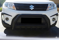 Suzuki Vitara 2015- гг. Кенгурятник WT003 Черный Нержавейка фото 1