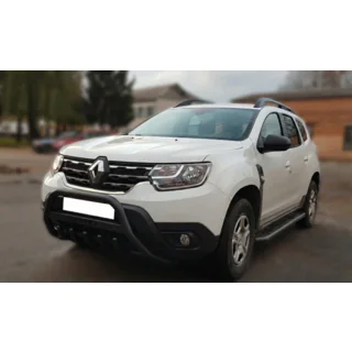 Кенгурятник с надписью WT004 Черный (нержавейка) фото 1
