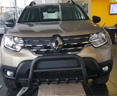 Dacia Duster 2018-2024 гг. Кенгурятник без надписи WT003 Черный (нерж.) фото 7