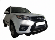 Chery Tiggo 3 2005- гг. Кенгурятник WT003 Черный Нержавейка фото 3