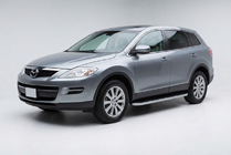 Mazda CX-9 2007-2016 гг. Боковые Подножки Tayga Grey (2 шт., Алюминий) фото 1