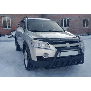 Кенгурятник WT004 Черный (Нержавейка) фото 2