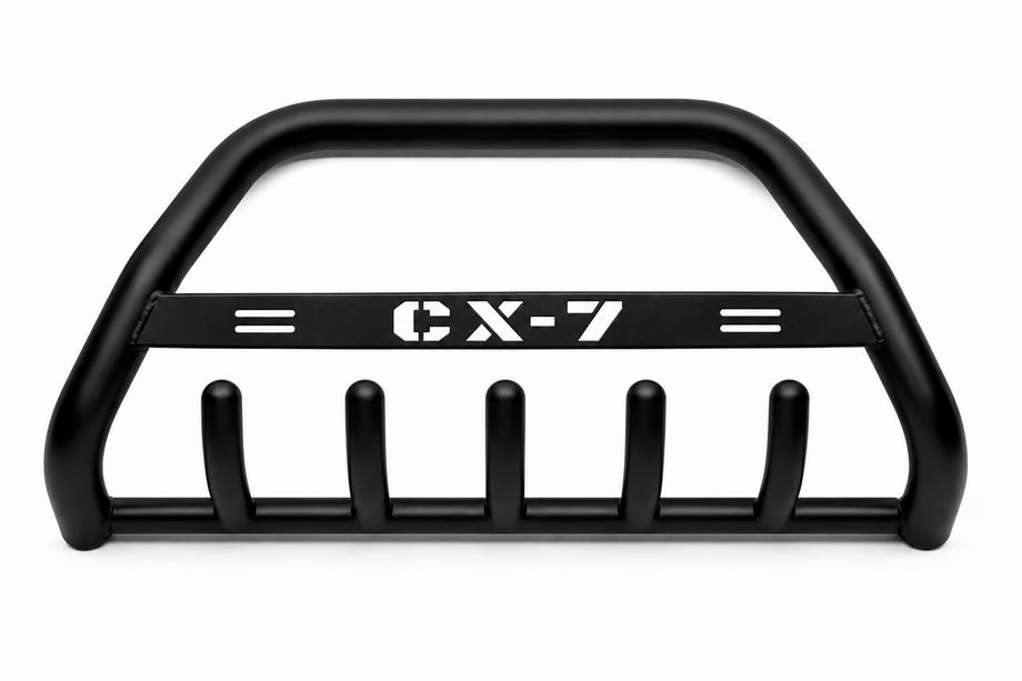 Mazda CX-7 2006-2012 гг. Кенгурятник WT004 Черный (Нержавейка) Image