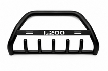 Mitsubishi L200 2015-2024 гг. Кенгурятник WT004 Черный (Нержавейка) фото 1