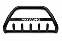 Opel Movano 2004-2010 гг. Кенгурятник WT004 Черный (Нержавейка) фото 1