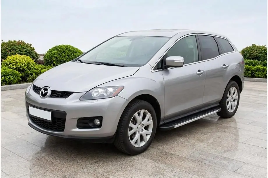 Mazda CX-7 2006-2012 гг. Боковые Подножки Duru (2 шт., Алюминий) Фото 1
