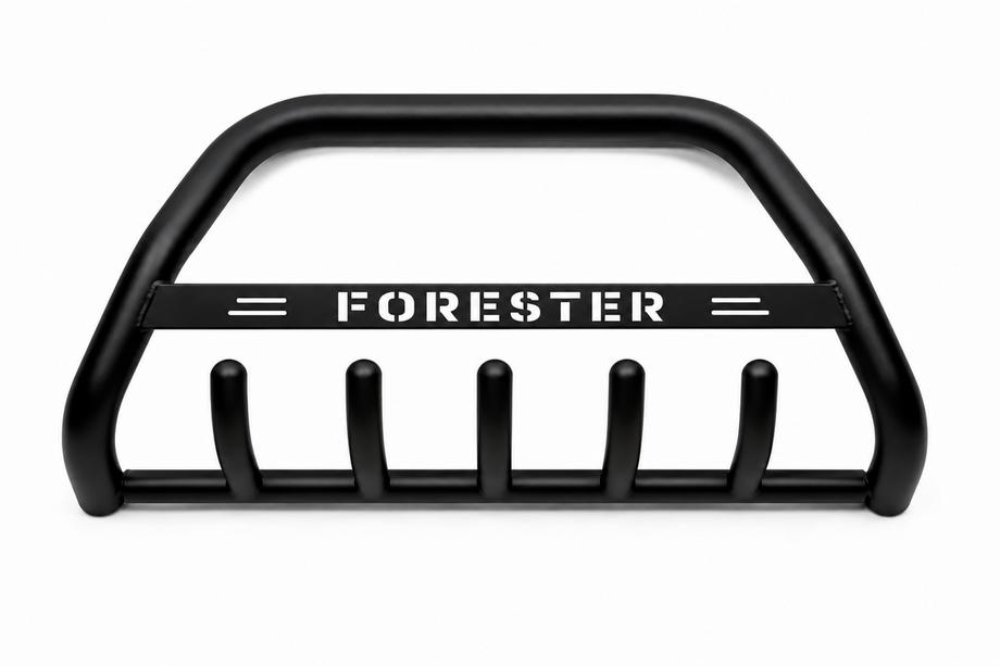 Subaru Forester 2008-2013 гг. Кенгурятник WT004 Черный (Нержавейка) Image