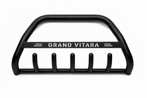 Suzuki Grand Vitara 2005-2017 гг. Кенгурятник WT004 Черный (Нержавейка) фото 2