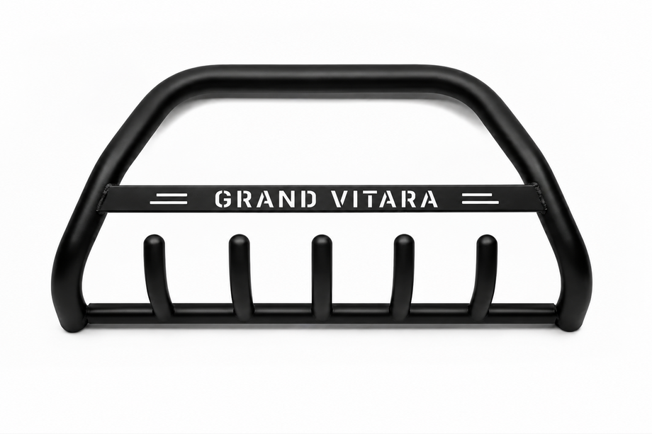 Suzuki Grand Vitara 2005-2017 гг. Кенгурятник WT004 Черный (Нержавейка) Фото 2
