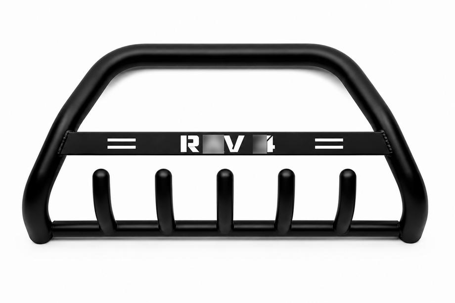 Toyota Rav 4 2001-2005 гг. Кенгурятник WT004 Черный (Нержавейка) Image