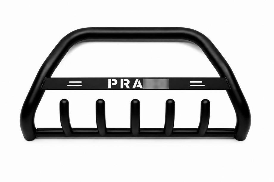 Toyota Land Cruiser Prado 120 2002-2009 гг. Кенгурятник WT004 Черный (Нержавейка) Фото 3
