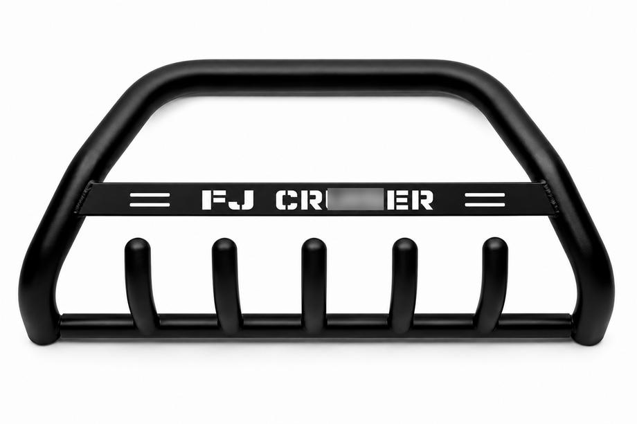 Toyota FJ Cruiser 2006-2022 гг. Кенгурятник WT004 Черный (Нержавейка) Фото 1