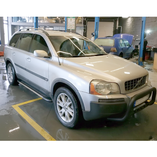 Кенгурятник WT004 Черный (Нержавейка) Volvo XC90 2002-2014 гг. фото 2