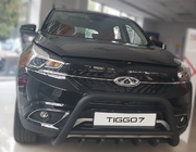 Chery Tiggo 7 2016-2019 гг. Кенгурятник WT003 Черный Нержавейка фото 3