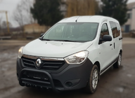 Dacia Lodgy 2012-2022 гг. Кенгурятник WT003 Черный Нержавейка фото 4