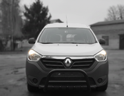 Dacia Lodgy 2012-2022 гг. Кенгурятник WT003 Черный Нержавейка фото 3