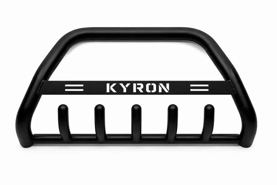 SsangYong Kyron 2005-2014 гг. Кенгурятник WT004 Черный (Нержавейка) Image
