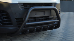 Fiat Scudo 2022- гг. Кенгурятник WT003 Черный Нержавейка фото 1