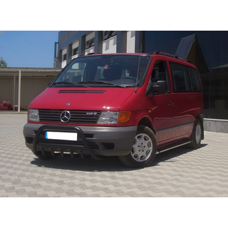 Кенгурятник WT003 Черный (Нержавеющая сталь) фото 4