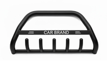 Volkswagen T5 Caravelle 2004-2010 гг. Кенгурятник WT004 Черный (Нержавейка) фото 1