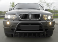 BMW X5 E53 1999–2006 гг. Кенгурятник WT003 Black (нерж) фото 2
