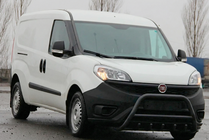 Fiat Doblo II 2010-2022 гг. Кенгурятник WT003 Black (нерж.) фото 4