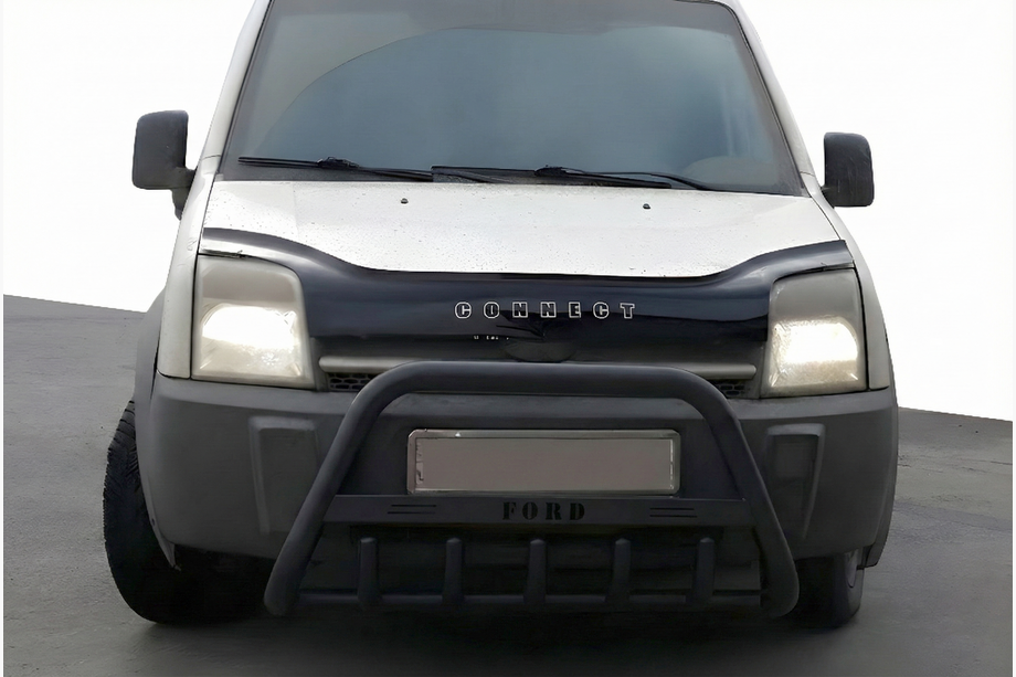 Ford Connect 2002–2006 гг. Кенгурятник WT004 Black (нерж) Image