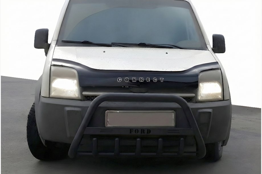 Ford Connect 2006–2009 гг. Кенгурятник WT004 Black (нерж) Image