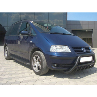 Кенгурятник WT003 Black (нерж) Ford Galaxy 1995-2006 гг. фото 2