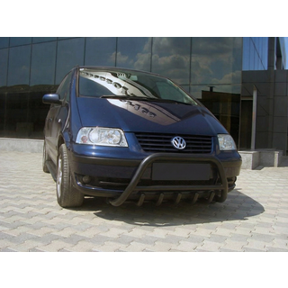 Кенгурятник WT003 Black (нерж) Ford Galaxy 1995-2006 гг. фото 3