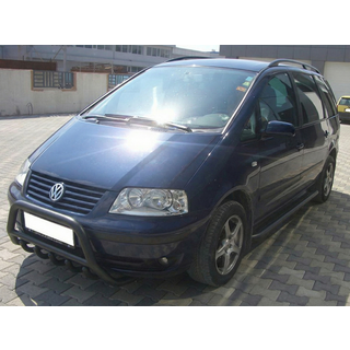 Кенгурятник WT003 Black (нерж) Ford Galaxy 1995-2006 гг. фото 1