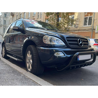 Кенгурятник WT003 Black (нерж.) фото 3