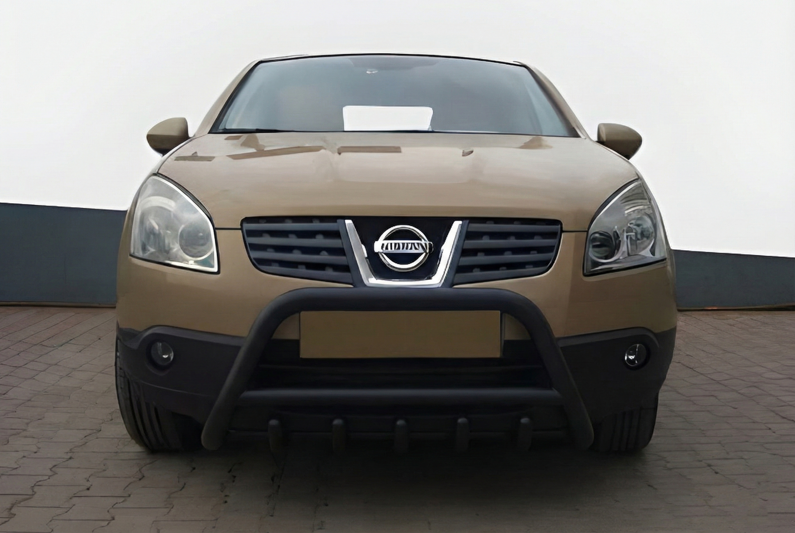 Кенгурятник WT003 Black (нерж) для Nissan Qashqai 2007-2010 рр