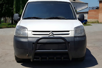 Peugeot Partner 1996-2008 гг. Кенгурятник WT003 Black (нерж) фото 4